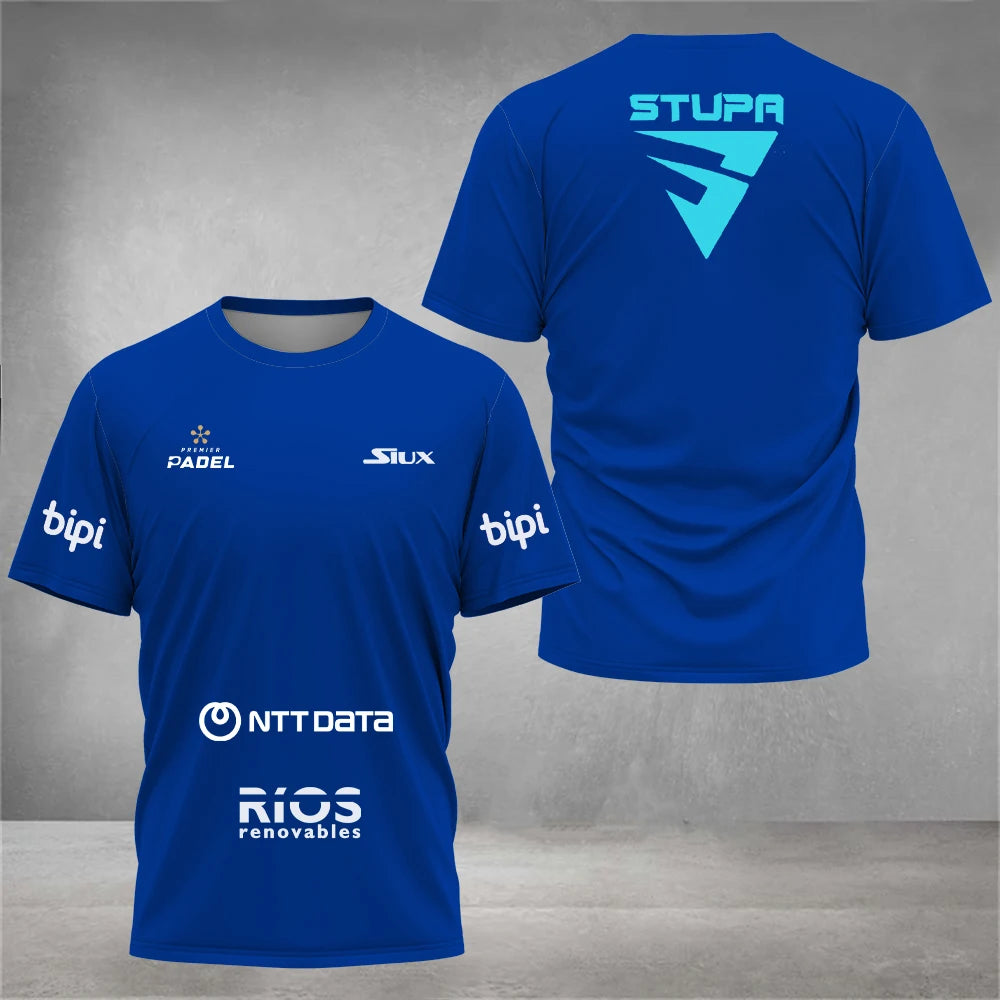 Breathable Padel Sport T-Shirt – Short Sleeve Top