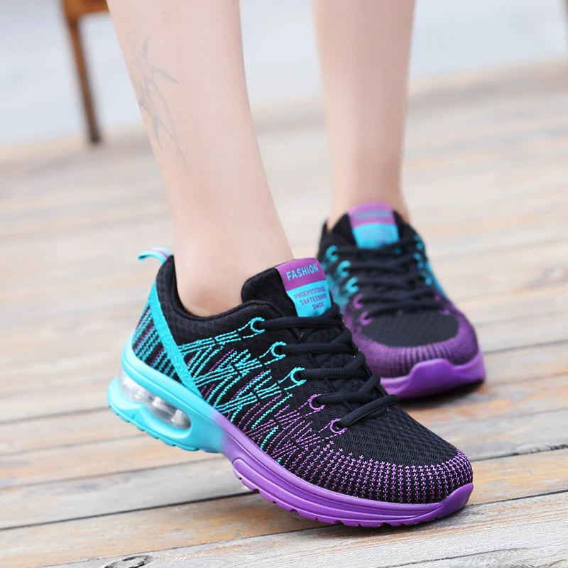 Women's Breathable Running & Walking Sports Shoes – Non-Slip Athletic Sneakers