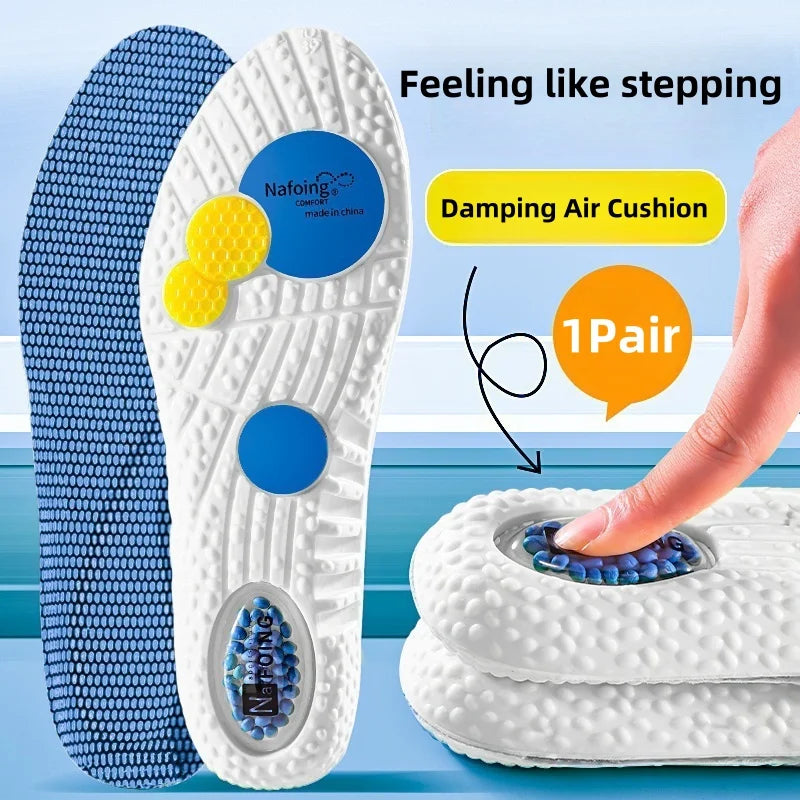 Shock-Absorbing EVA Insoles – Breathable Arch Support Pads for Men & Women