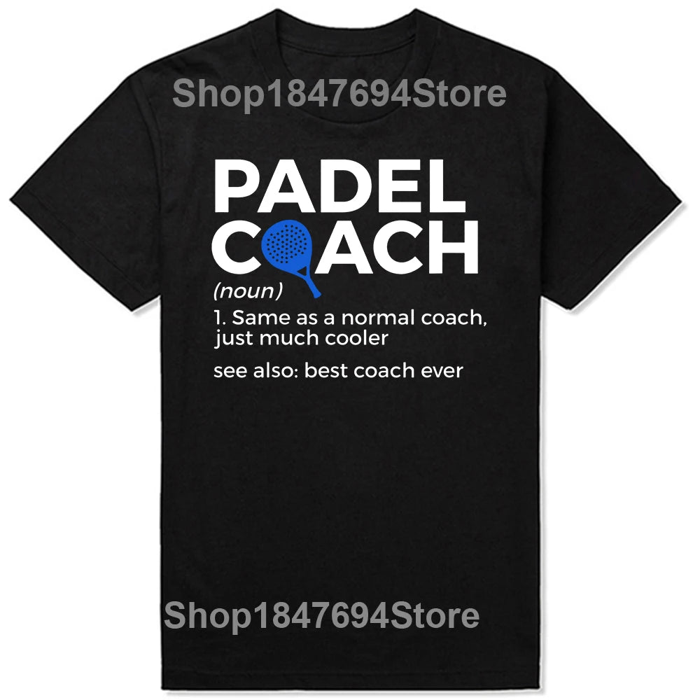 Men’s Padel Teacher T-Shirt – Casual Streetwear Tee