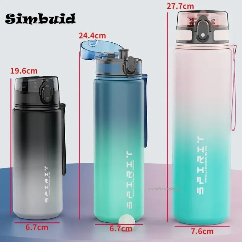 1L Leak-Proof Colorful Court Water Bottle – Portable & Durable