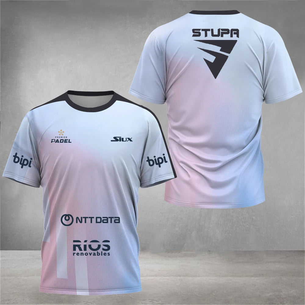 Breathable Padel Sport T-Shirt – Short Sleeve Top