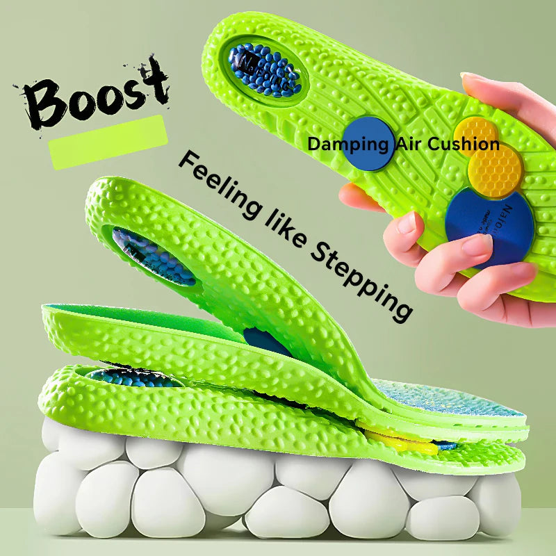 Shock-Absorbing EVA Insoles – Breathable Arch Support Pads for Men & Women