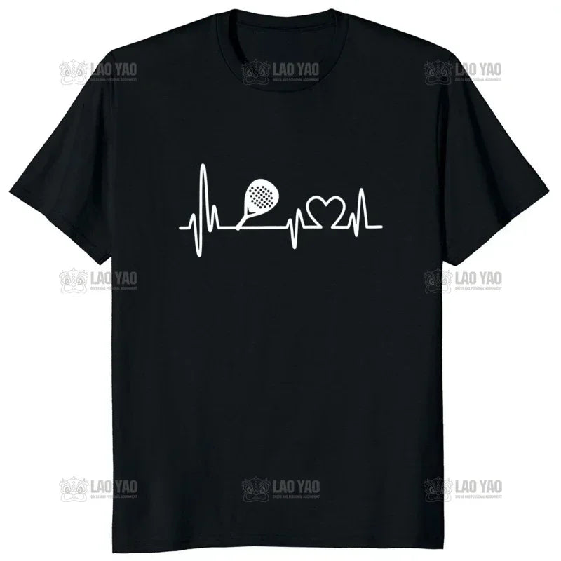 Funny Padel Graphic Tee – Harajuku Style Rick & Morty-Inspired Shirt for Men