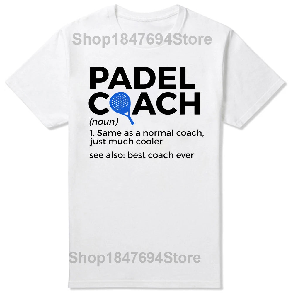 Men’s Padel Teacher T-Shirt – Casual Streetwear Tee