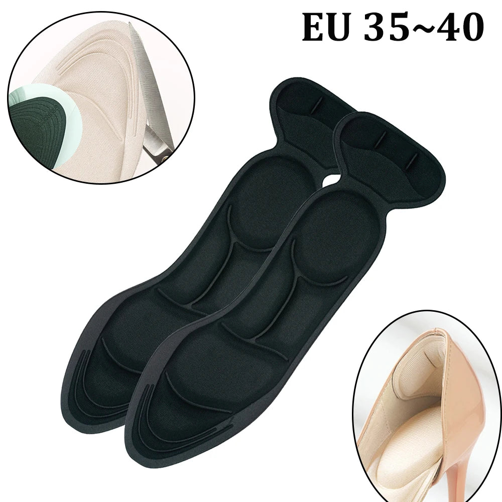 Sports Shoe Heel Pads – Anti-Wear Cushioned Insole Inserts & Foot Protectors