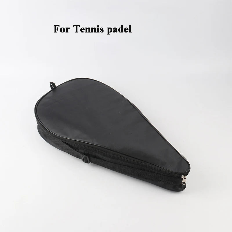 Black Padel Paddle Oxford Bag Cover – Lightweight Tennis & Padel Racket Shoulder Bag for Men & Women