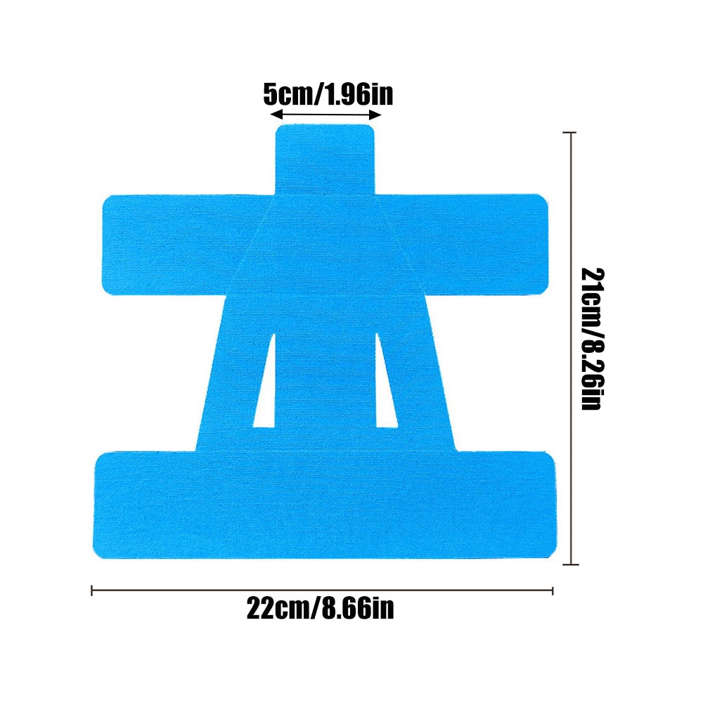 Precut Kinesiology Shoulder Tape – Elastic Pain Relief Strips (1/5/10 Pack)