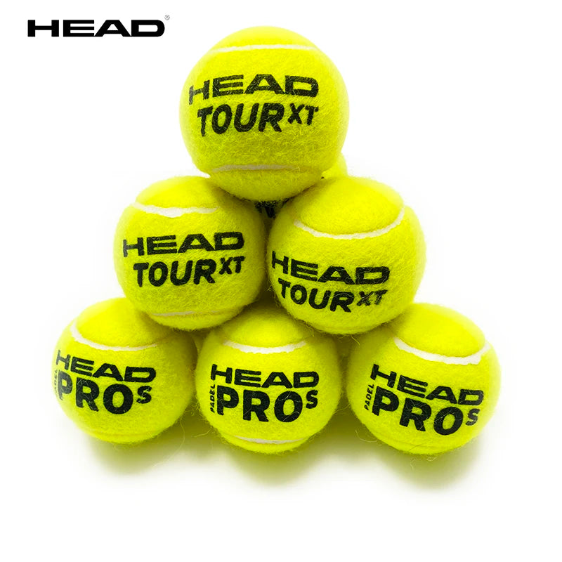 HEAD Tennis Balls – Professional Training Balls Wool & Rubber for Coaches and Players (3/6/9/12 PCS)