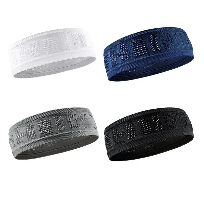 Unisex Elastic Sports Sweatband – Yoga & Fitness Headband with Logo