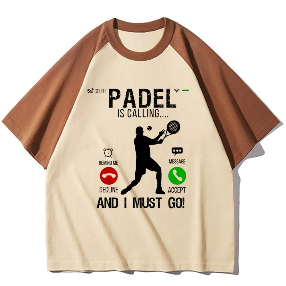 Juniors’ Padel Printed Shirt – Lightweight & Breathable Sports Top for Kids