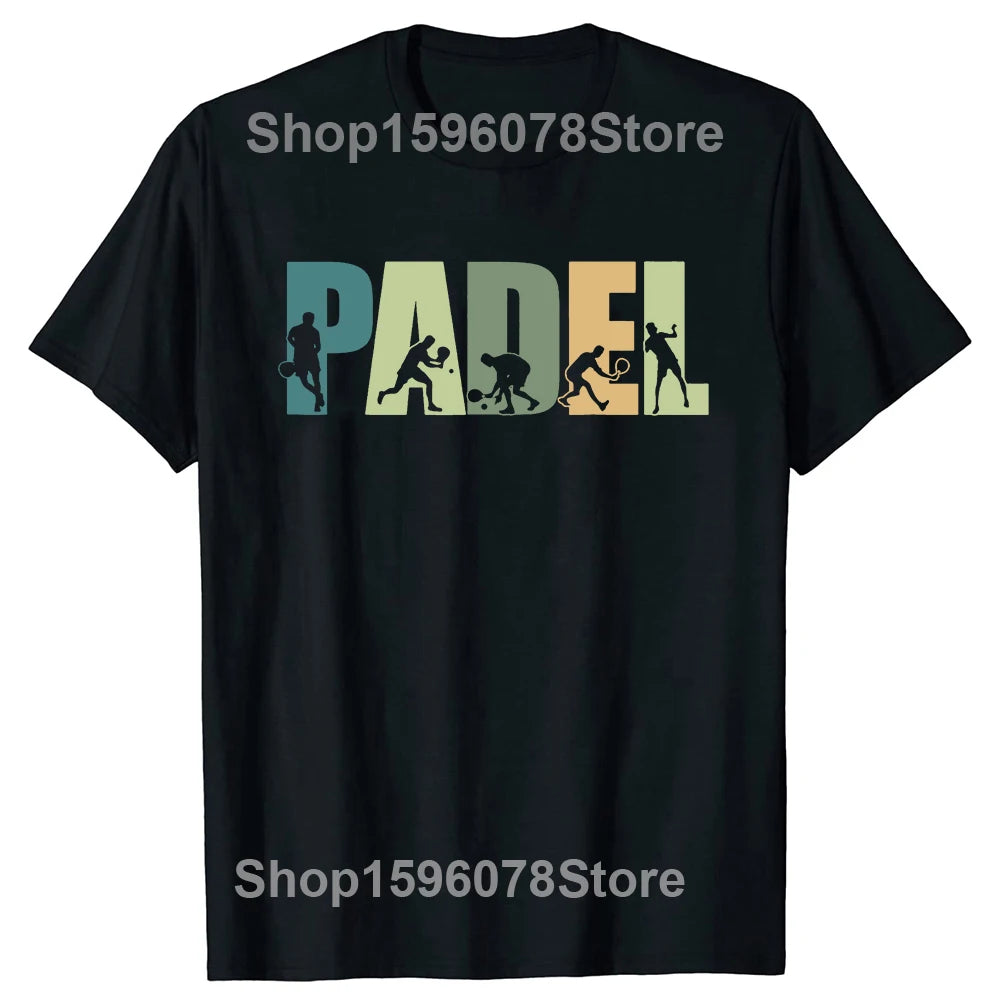 Padel Tennis Graphic Tee – Men’s Summer T-Shirt