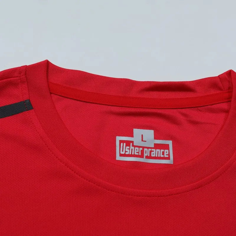 Men’s Quick-Dry Training Set – Breathable Court T-Shirt & Shorts Combo