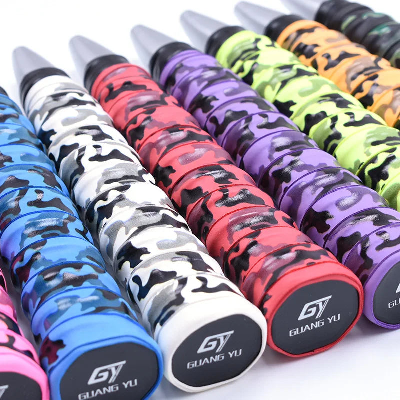 3pcs Camouflage Sports Racket Overgrips – Padel & Tennis Grip Tape