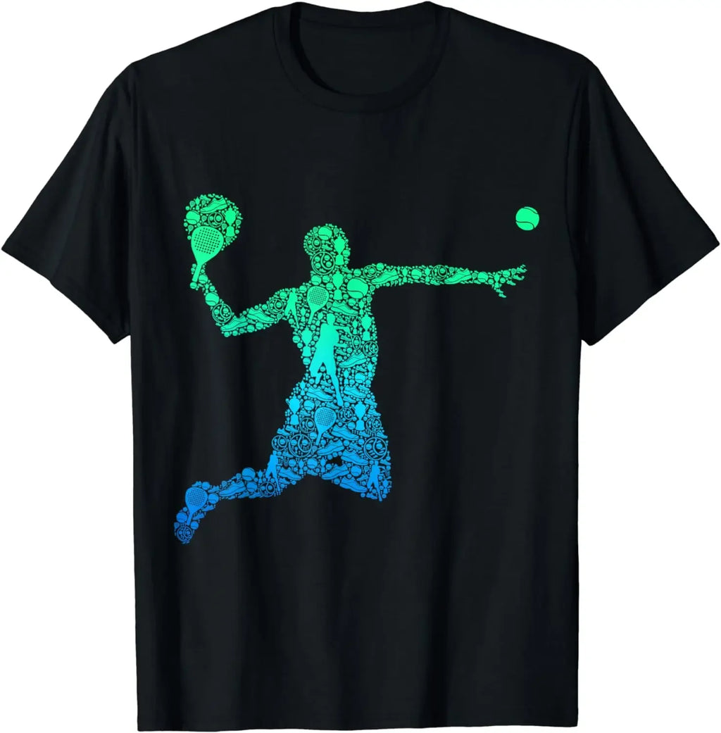 Padel Player Sports Tee – Casual Cotton T-Shirt