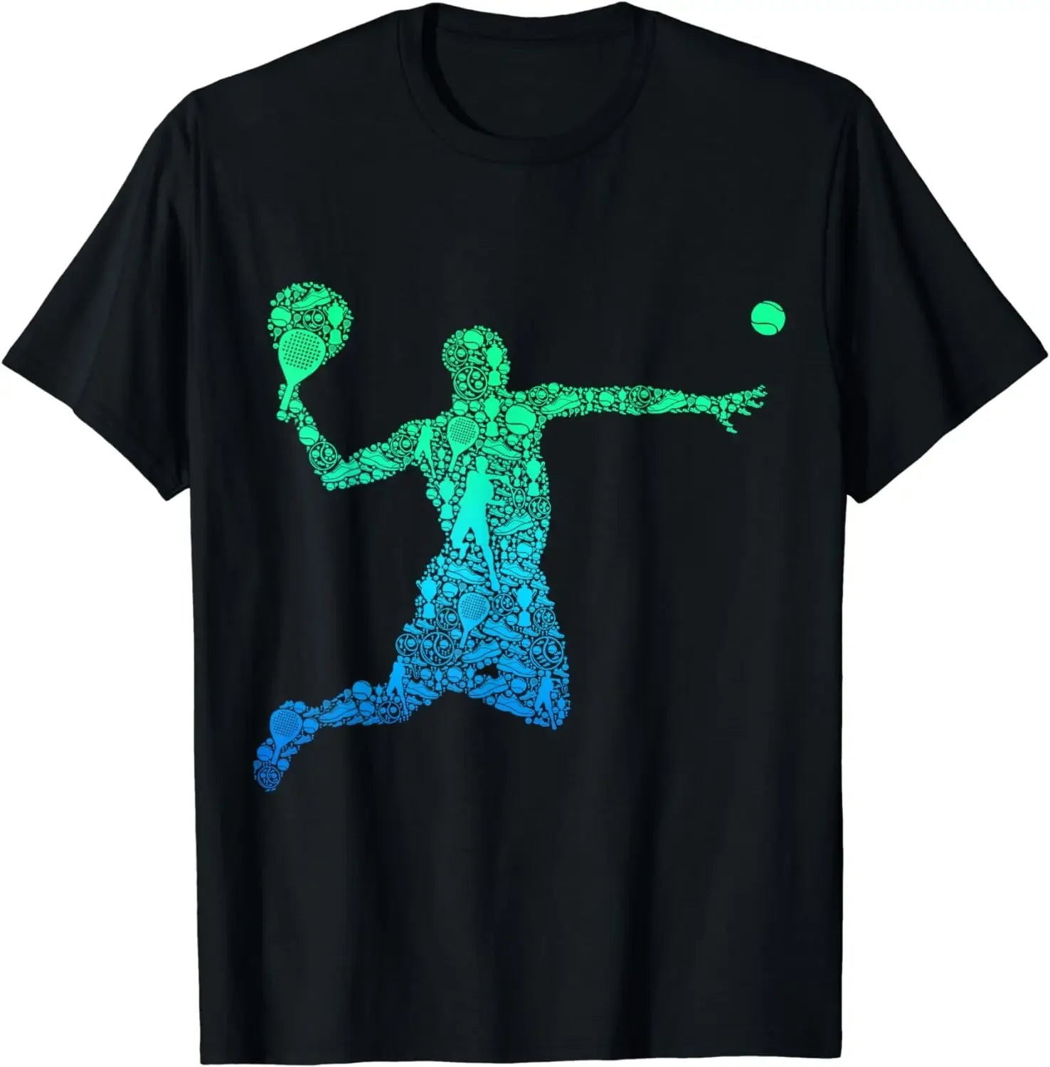 Padel Player Sports Tee – Casual Cotton T-Shirt