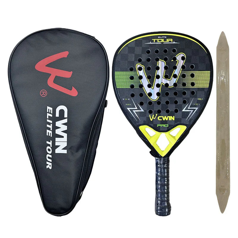 Camewin 18K Carbon Fiber Padel Racket – EVA Foam Core, Sweatproof Surface for Pro Players (2025 Edition)