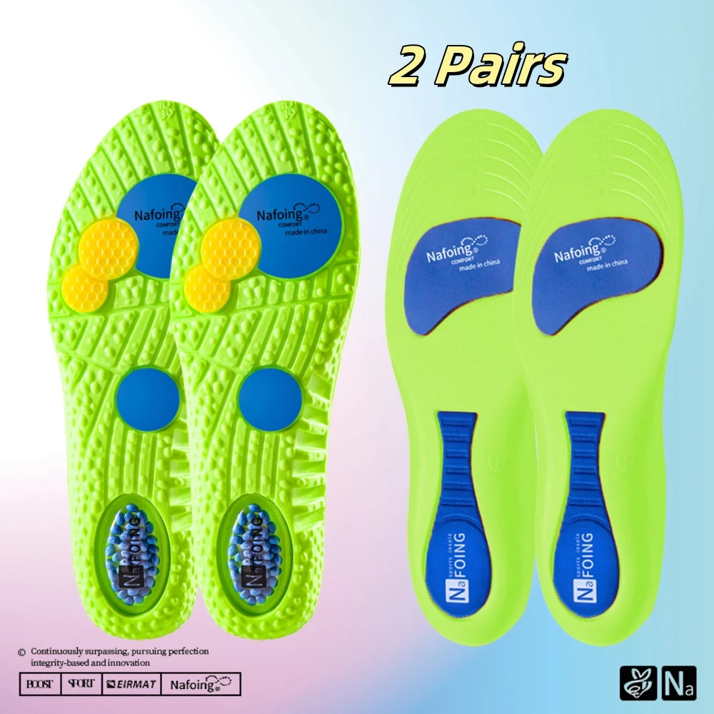 Shock-Absorbing EVA Insoles – Breathable Arch Support Pads for Men & Women