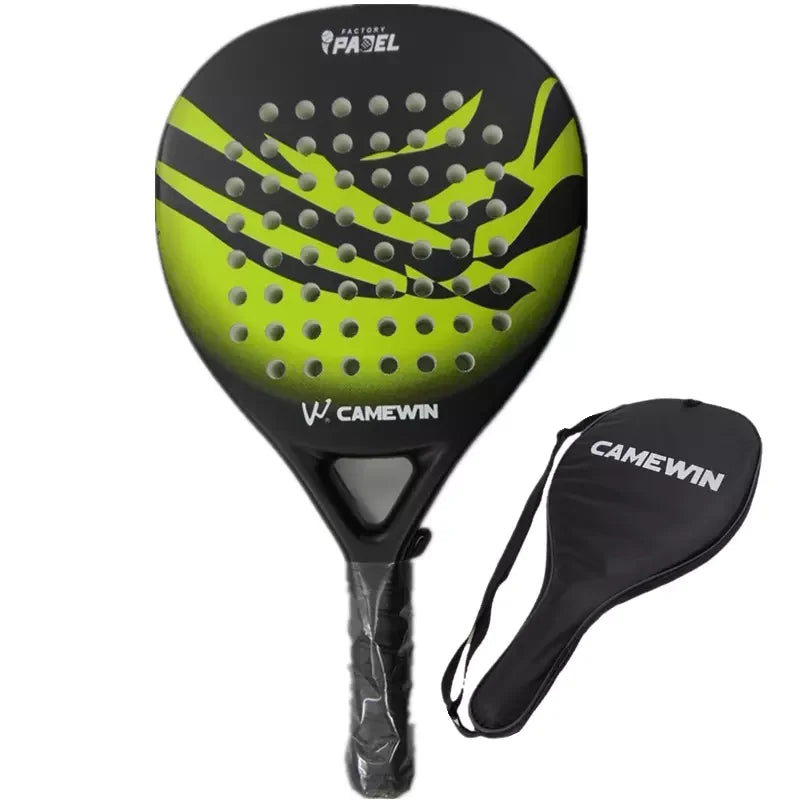 Camwin Carbon Fiber Padel Racket – Lightweight EVA Foam Core with Carry Bag