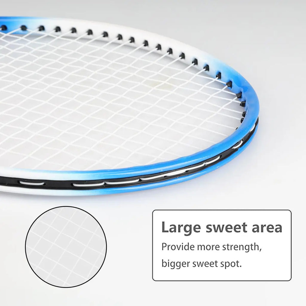 2-Piece Tennis Racket Set with Bag – Youth Beginner Tennis Racquets for Outdoor & Exercise Games