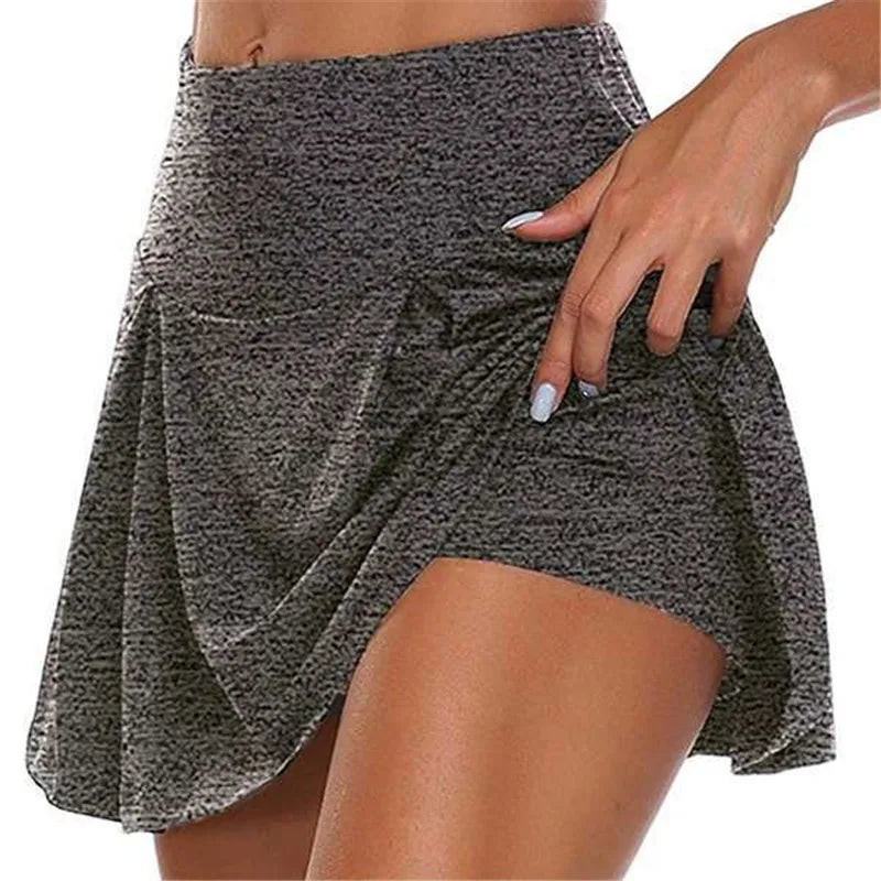 Women’s Tennis & Fitness Skirt | Quick-Dry High Waist Sports Skort with Inner Shorts