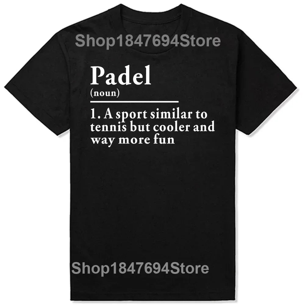 Men’s Padel Teacher T-Shirt – Casual Streetwear Tee