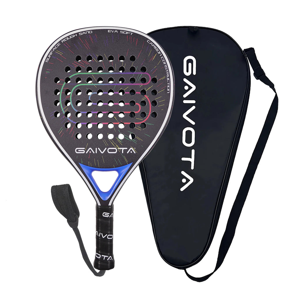 GAIVOTA PX20 2025 Blue Padel Racket | Carbon Fiber EVA Memory Foam Core Lightweight Tennis Paddle