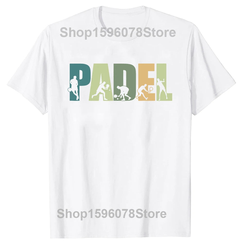 Padel Tennis Graphic Tee – Men’s Summer T-Shirt