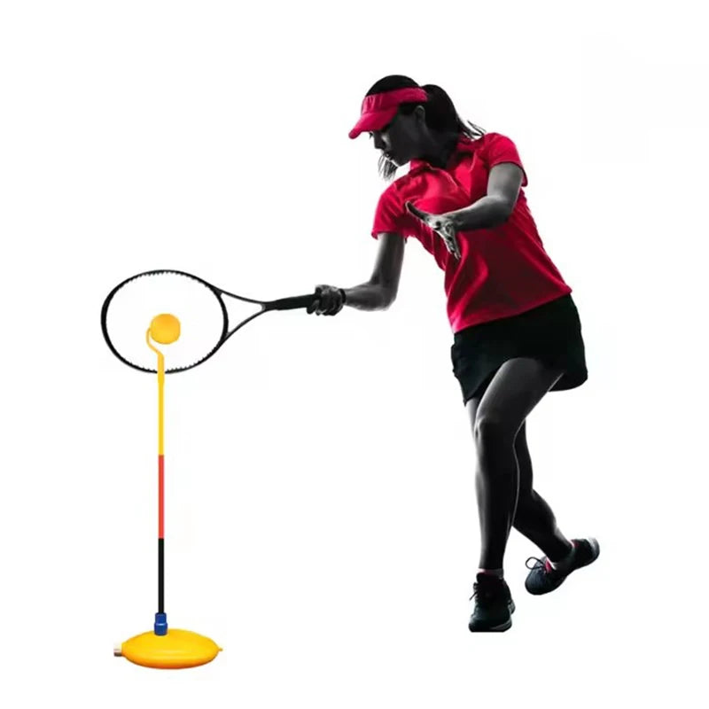 Portable Tennis Trainer – Topspin Rebound Practice Tool for Beginners