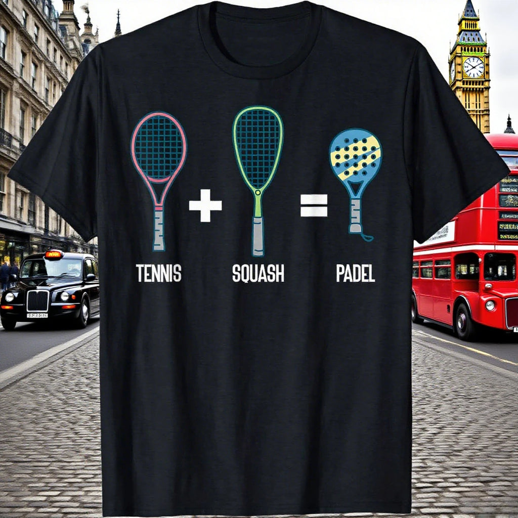 Padel Tennis Graphic Tee – Original Design for Men