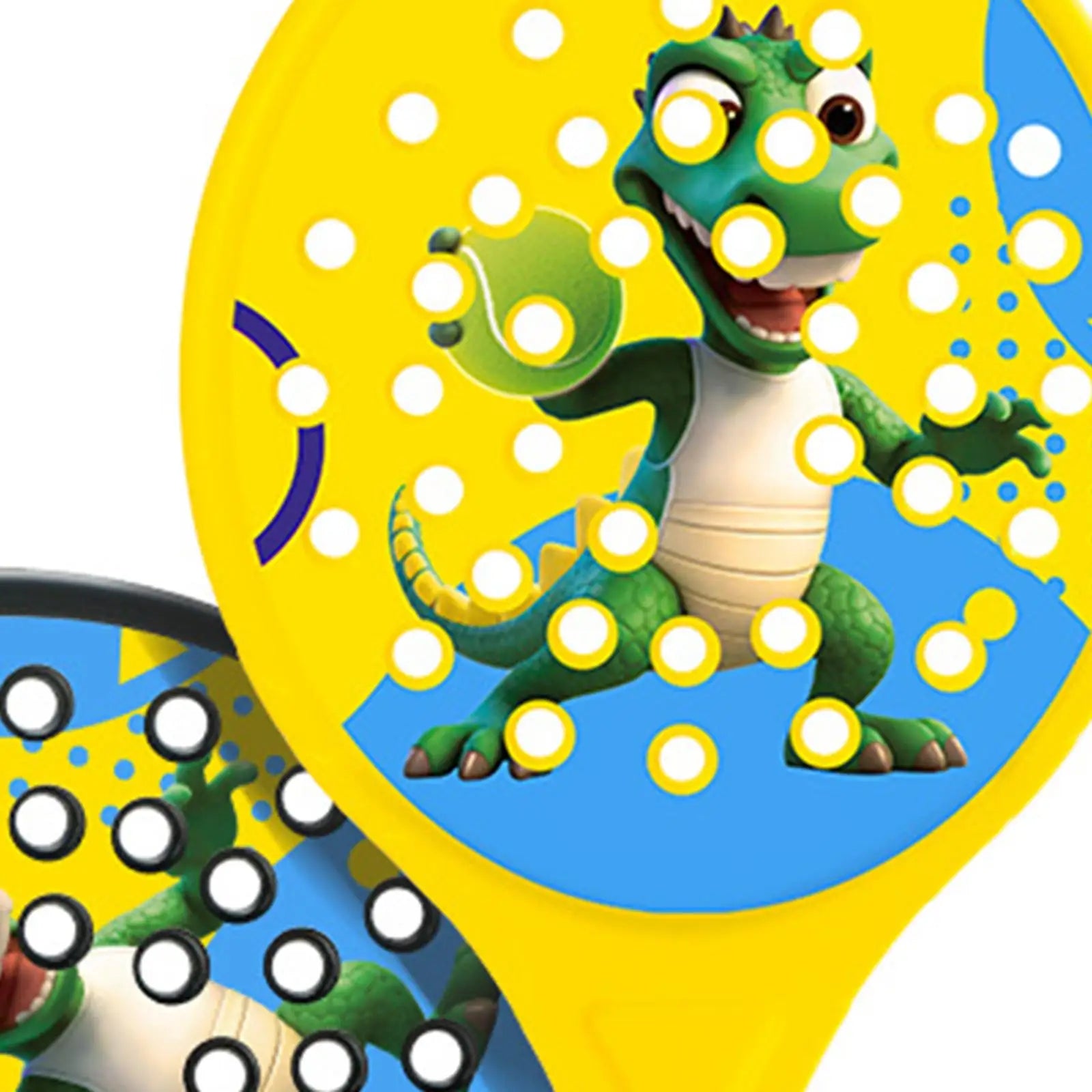 2x Kids Padel & Paddle Tennis Rackets – Lightweight Beginner Paddles Set with Breathable Grip