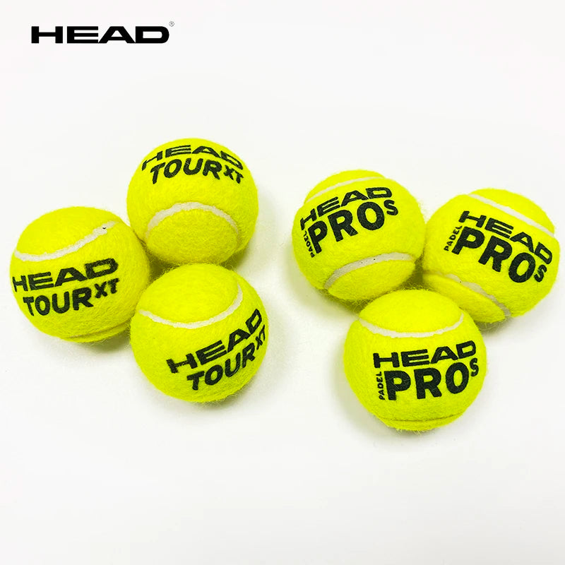 HEAD Tennis Balls – Professional Training Balls Wool & Rubber for Coaches and Players (3/6/9/12 PCS)