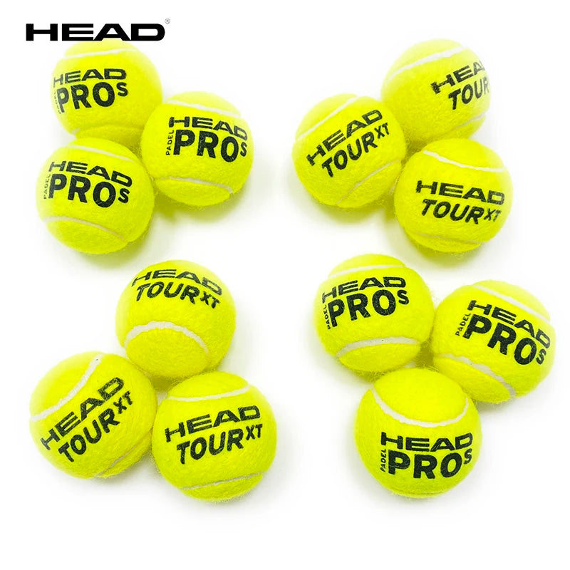 HEAD Tennis Balls – Professional Training Balls Wool & Rubber for Coaches and Players (3/6/9/12 PCS)