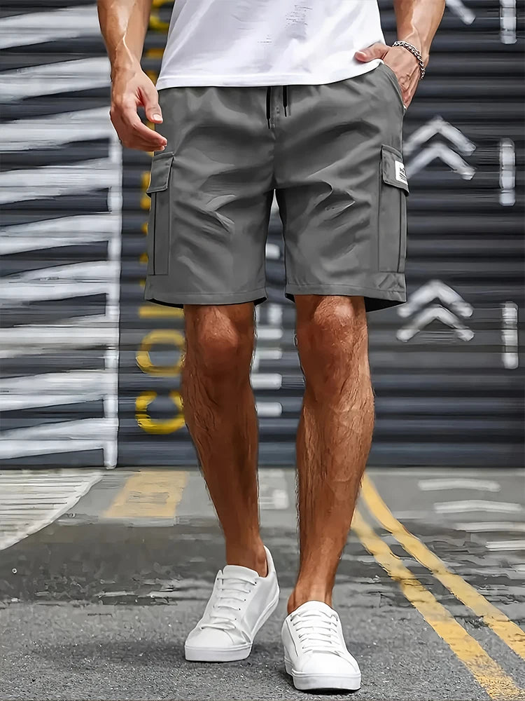 Men’s Shorts with Big Pockets – Loose Fit Summer Court Pants