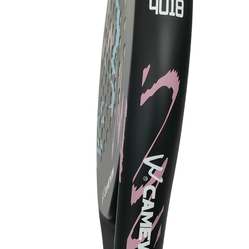 100% Carbon Fiber Padel Racket – EVA Memory Foam Core Lightweight Tennis Paddle