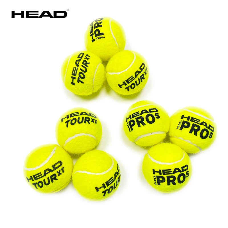 HEAD Tennis Balls – Professional Training Balls Wool & Rubber for Coaches and Players (3/6/9/12 PCS)