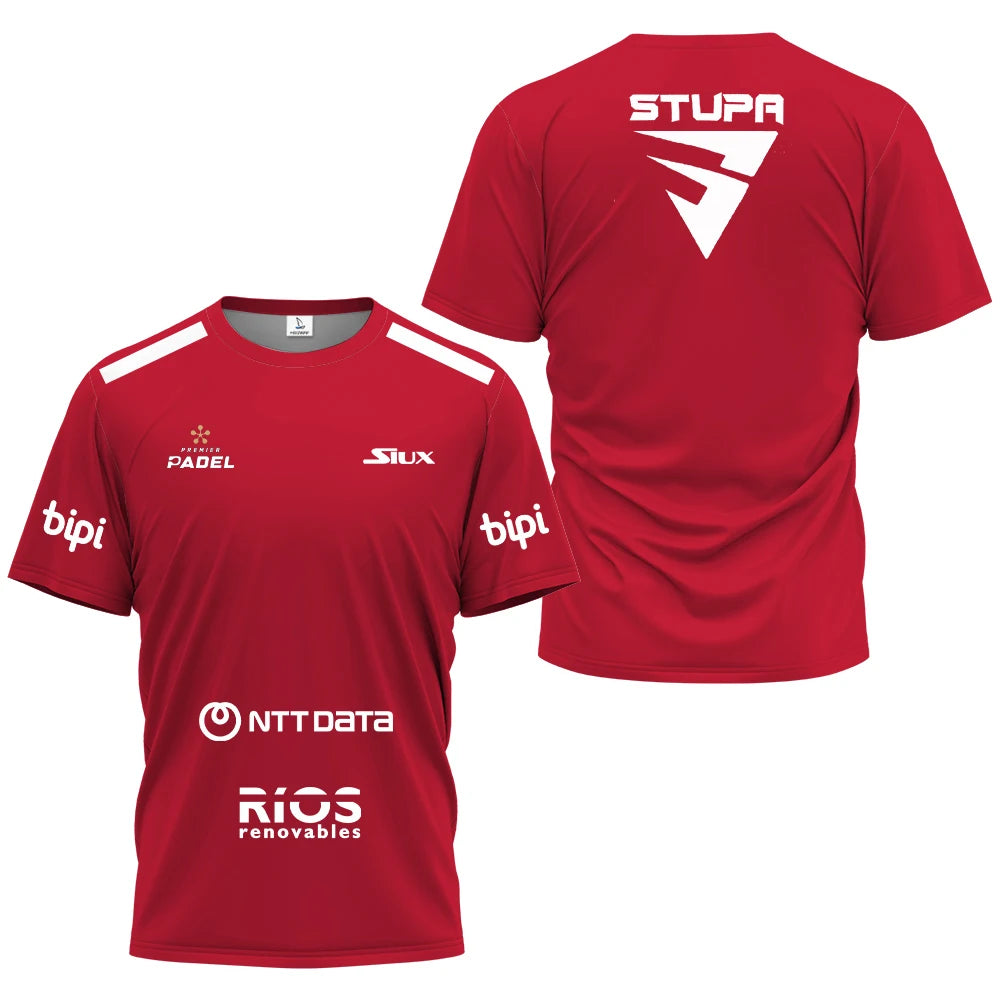 Breathable Padel Sport T-Shirt – Short Sleeve Top