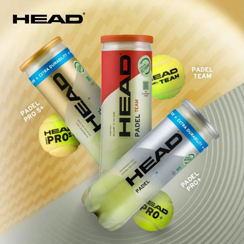 HEAD Controlled Padel Tennis Balls – 1 Can (3 Balls) for Training & Tournament