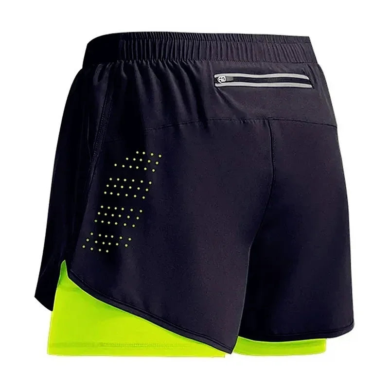 Men’s 2-in-1 Padel/Tennis Shorts – Quick-Dry Double-Layer Summer Court Shorts with Pockets