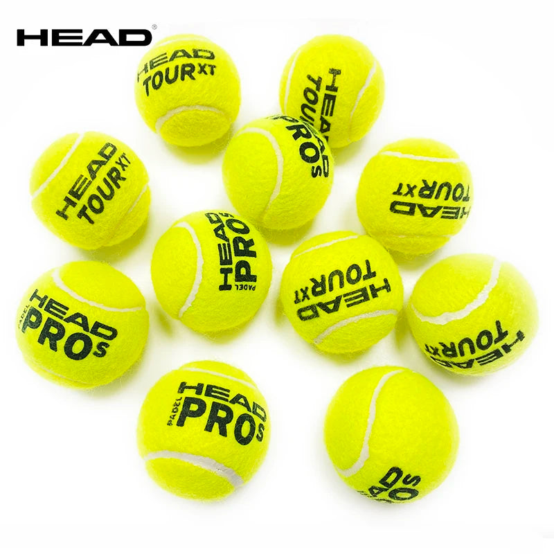 HEAD Tennis Balls – Professional Training Balls Wool & Rubber for Coaches and Players (3/6/9/12 PCS)