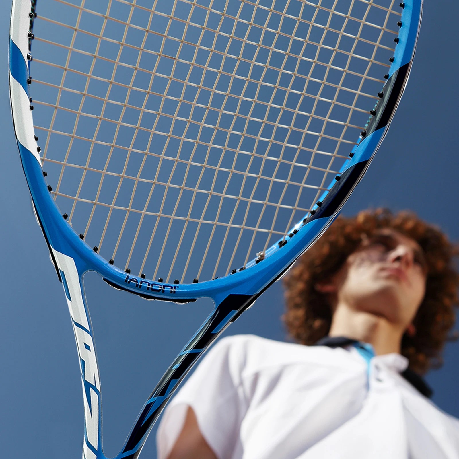 Adult Tennis Racket Set – 2 Pre-Strung 27” Racquets with Balls, Grips & Dampeners