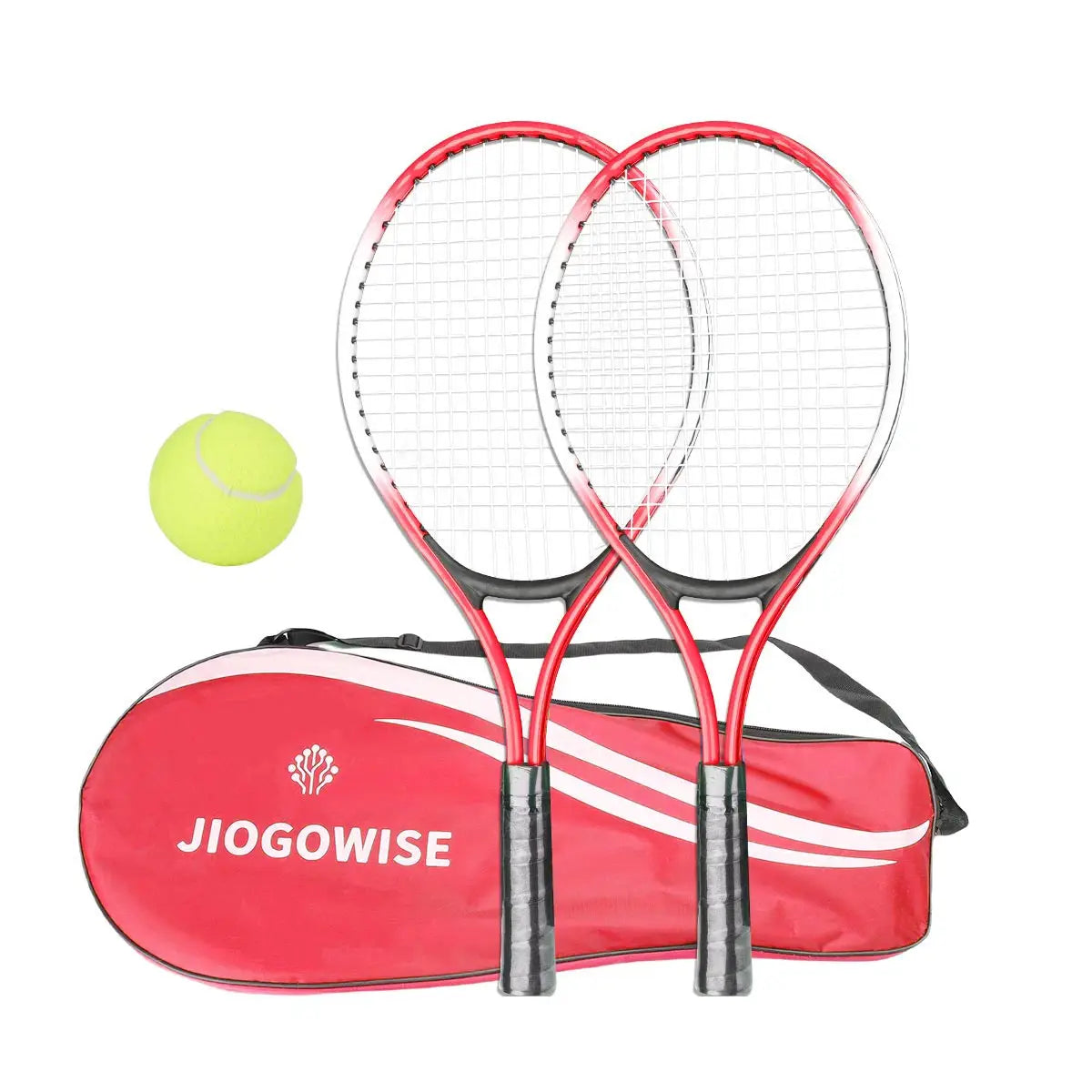 2-Piece Tennis Racket Set with Bag – Youth Beginner Tennis Racquets for Outdoor & Exercise Games