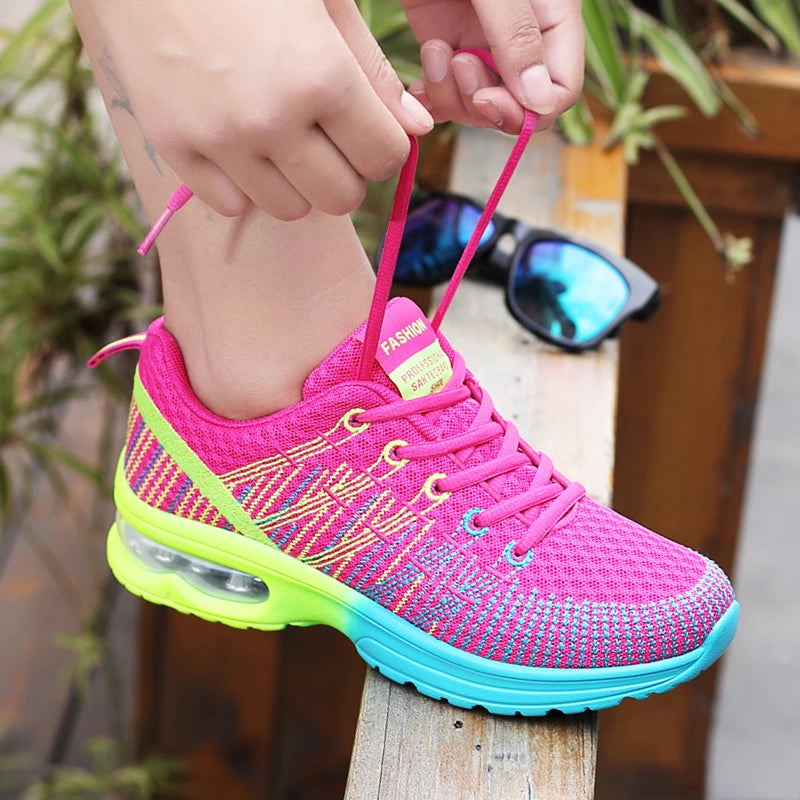 Women's Breathable Running & Walking Sports Shoes – Non-Slip Athletic Sneakers