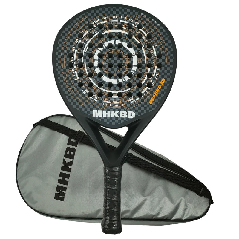 100% Carbon Fiber Padel Racket – EVA Memory Foam Core Beach Tennis Paddle