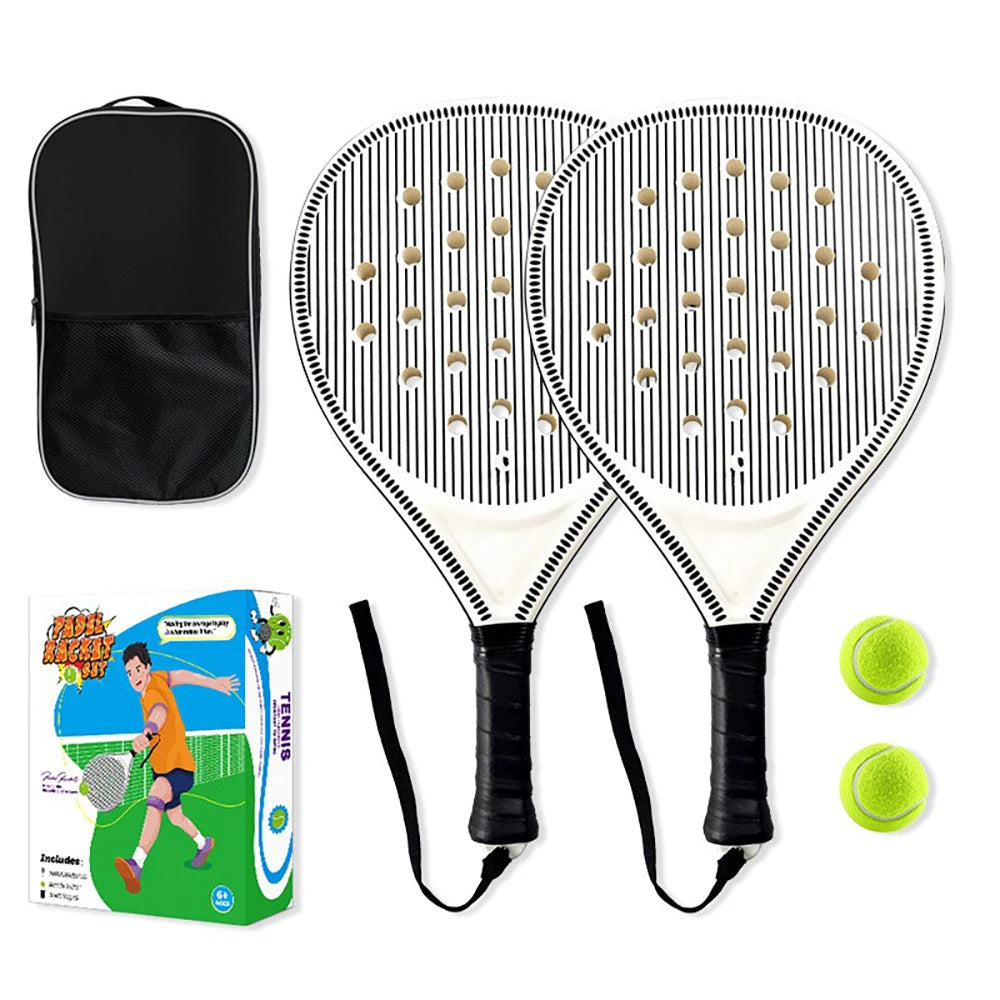 Budget Padel Tennis Racket – Durable Design with Anti-Vibration Handle for Beginners & Intermediates
