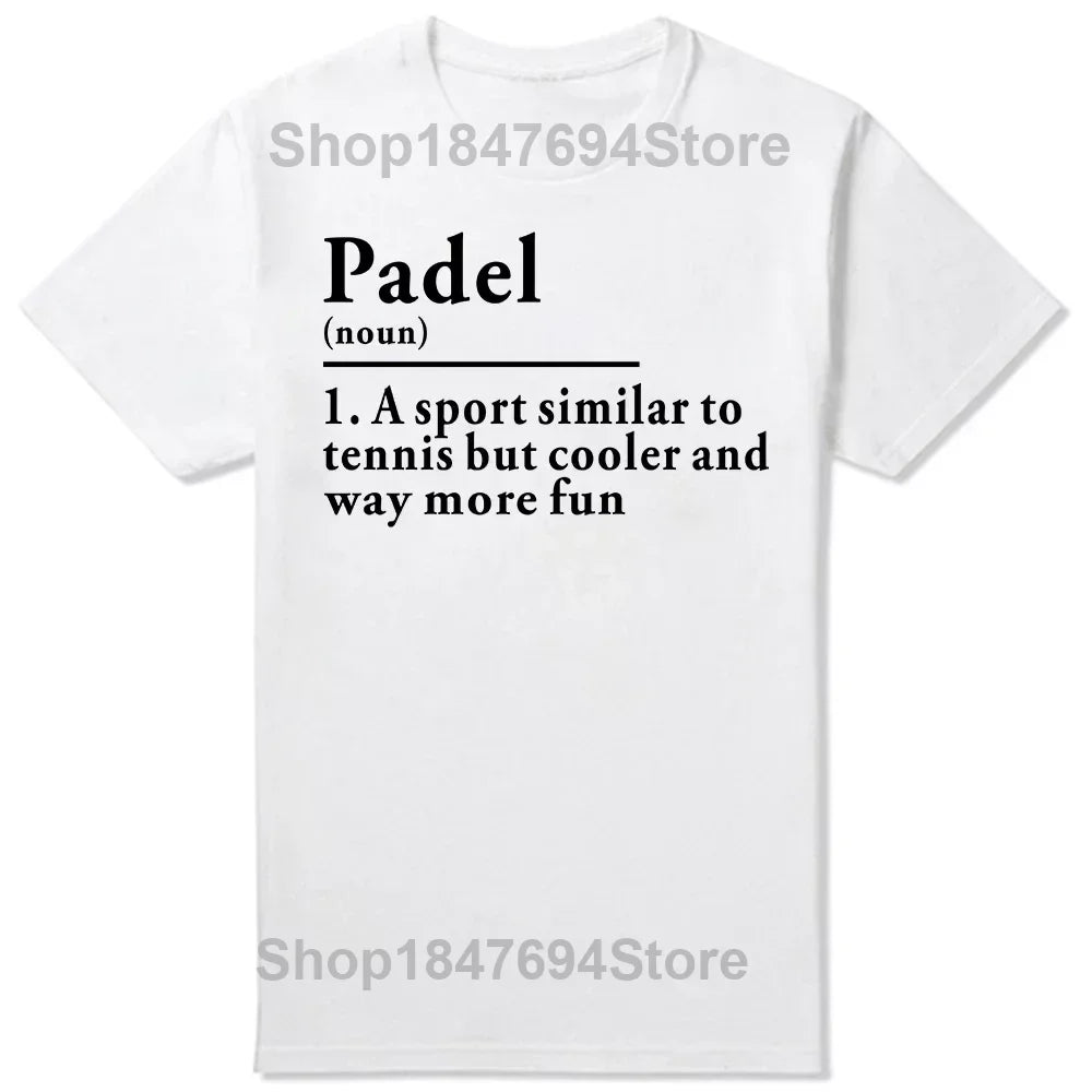 Men’s Padel Teacher T-Shirt – Casual Streetwear Tee