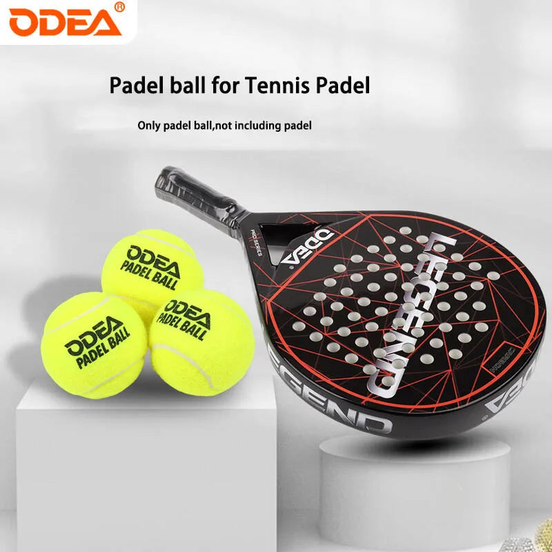 ODEA Padel & Tennis Balls – 3pcs Barrel | High Elasticity, Durable Training Balls