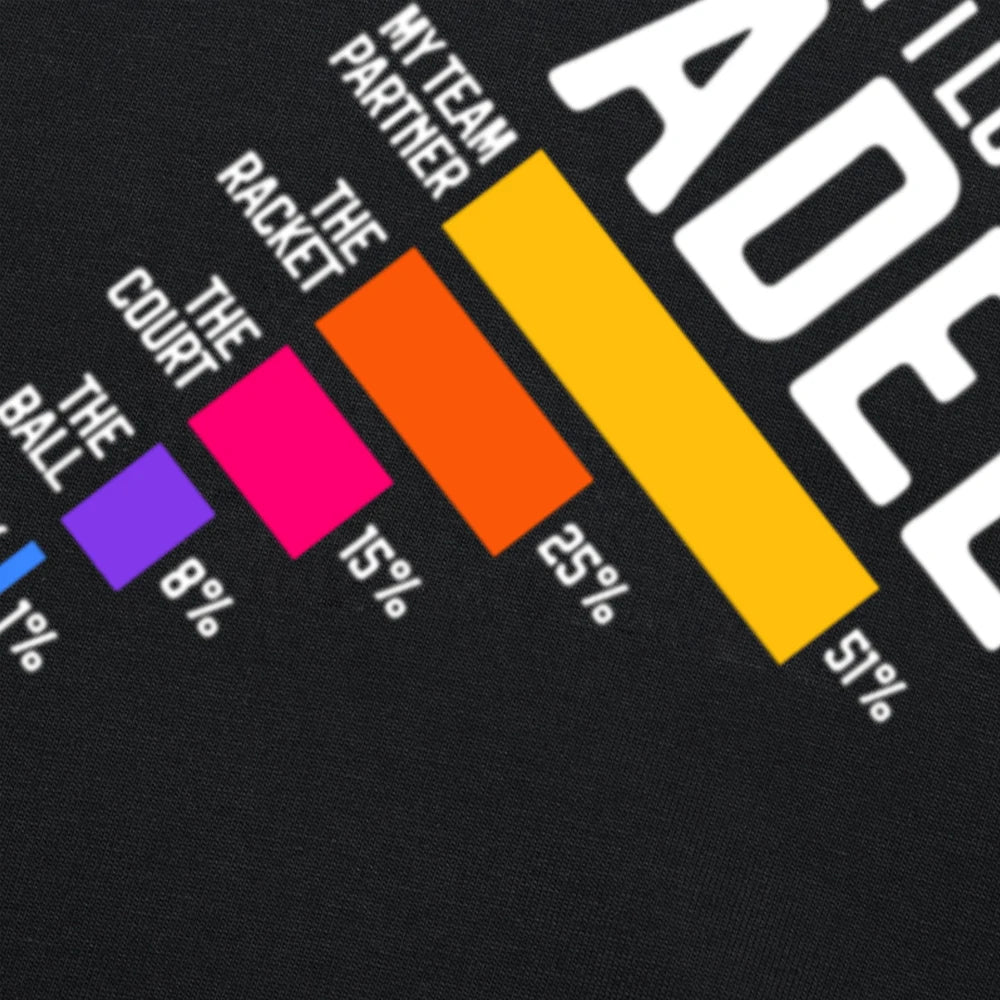 Men’s Padel Cotton Tee – Humorous Streetwear Top