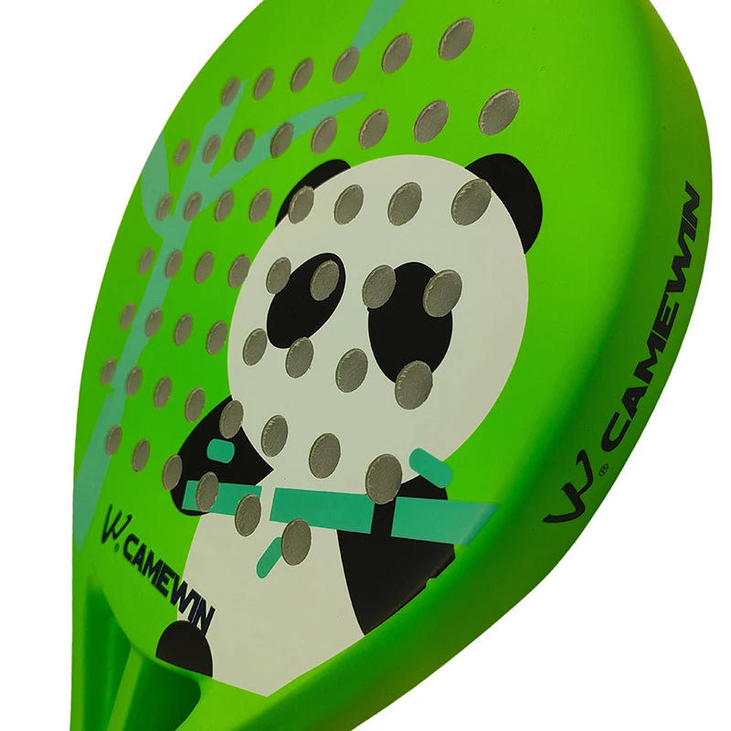 Child Padel & Tennis Racket – 50% Carbon Fiber, 50% Glass Fiber Paddle with Multi-Sport Use