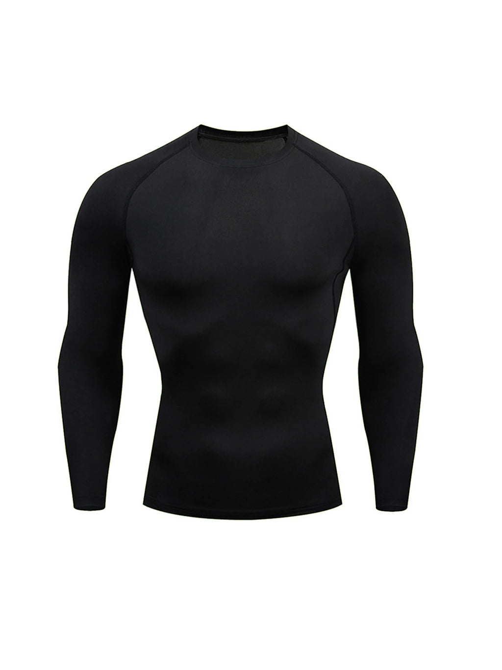 Men’s Compression Fit Long Sleeve – Quick-Dry Athletic Training Shirt
